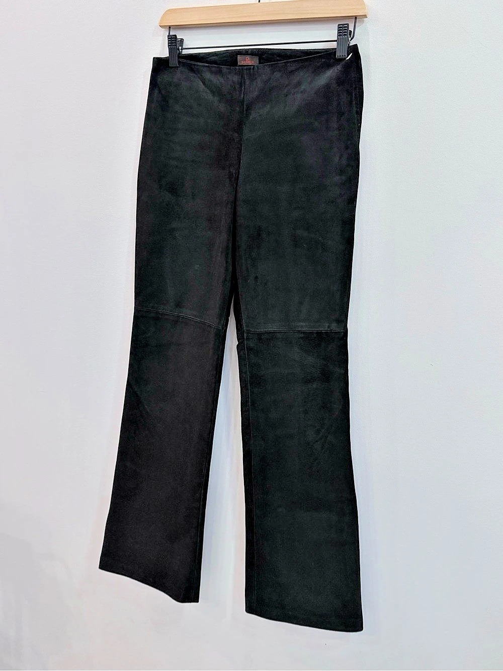 Super Low Rise - Danier Leather Pants Cropped mini Flare or short length Flare -
